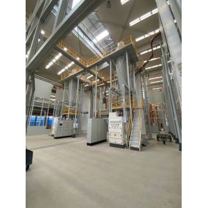 Automated Industrial Powder Coating Line Vertical Aluminium Profile
