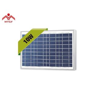 China 10 Watt Polycrystalline Silicon Cell Alu Minum Alloy Anodized Weather Resistance on sale