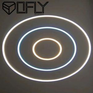 Flexible LED Neon Flex Rope Light Rubber Silicone Tube 12*12mm Customized