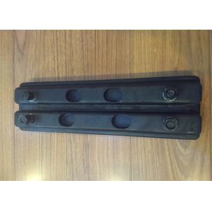 Lightweight Excavator Rubber Pads , Bolt On Rubber Pads 350 * 106 * 40mm