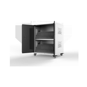 30 Ports Laptop Charging Cabinet with 4 Wheels and Brake 720*530*940mm Dimension