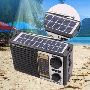 Rechargeable Usb Home Solar Portable Radio With Speaker LED Light Solar Panel