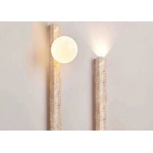 Yellow stone led wall lamp home decorative for project