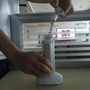 Comer mobile phone security gripper holder for mobile phone retail stores