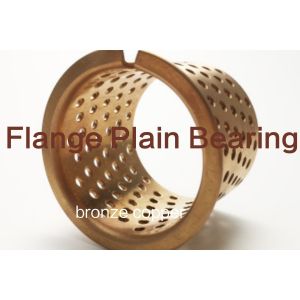 Tin Bronze Cusn6 Cusn8 Flanged Sleeve Bearings B09-K Series