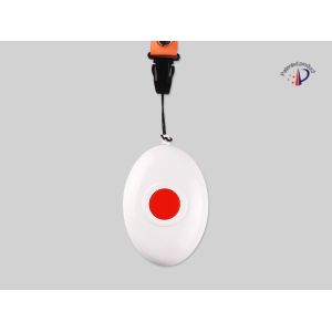 White hot sale waterproof wireless pager system family emergency call button