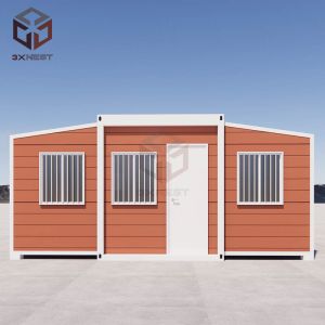 Fireproof Adjustable Expandable Dwelling Folding Prefabricated Cabin with Custom