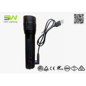Adjustable Focus USB Rechargeable Pocket Flashlight 18650 Lithium Battery