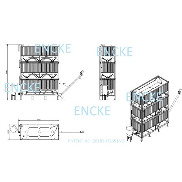 Quality Container Shaped Auger 26M3*3 Concrete Grain Silos wholesale