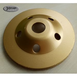 Balanced Turbo 125mm Diamond Grinding Wheels For Stone with M14 thread