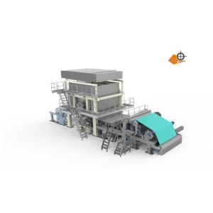 Cultural Printing Paper Making Machine 5-50T/D Crescent Former