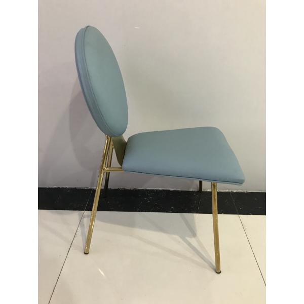 Color Optional 45cm 87cm PU Leather Dining Chairs