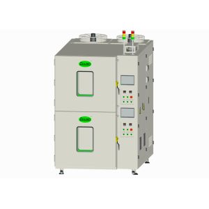 Cheap Small Climatic Multilayer Test Chamber Two Zones With Temperature Resistant Rubber for sale