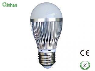 Aluminum and PC 3W / E27 / 160 degree LED Bulb Lamp QH-E27B-E1W3