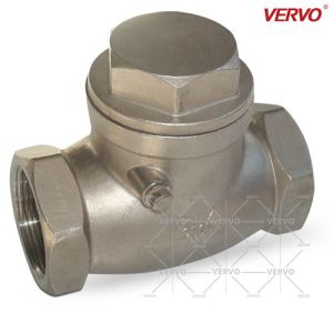 Cheap Cf8m Swing Check Valve Full Bore DN32 200 Lb Npt Asme 16.34 Forged Steel Check Valve for sale