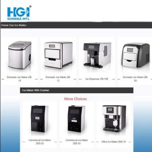 Vertical Stainless Steel Cubic Home Ice Maker Manual Digital Smart