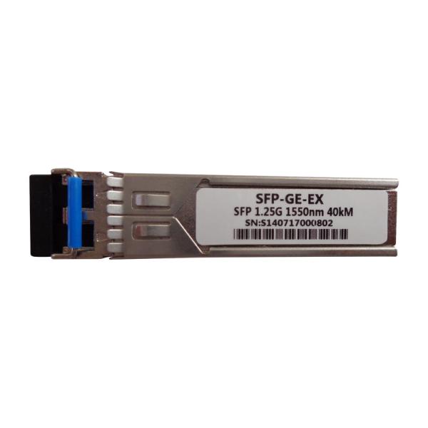 Quality 1.25g 1550nm Single Mode Fiber Transceiver / Sfp Transceiver Connector 40km wholesale