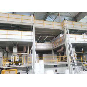 Cheap 4800mm 120gsm Medical Non Woven Fabric Making Line High Speed for sale