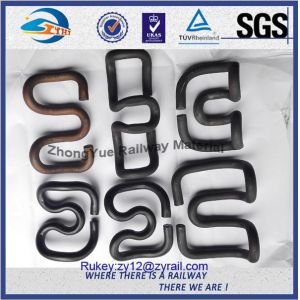 Rail clip, or called elastic rail clip used to fasten steel rail track