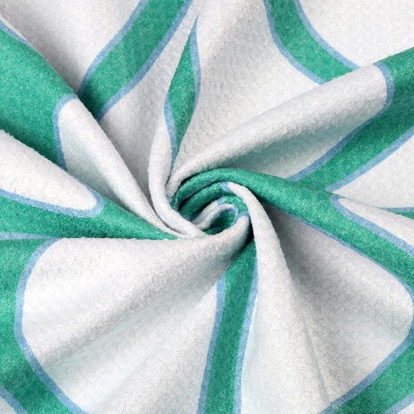 Private Label Custom Print Lightweight Sand Proof Microfiber Waffle Beach Towel