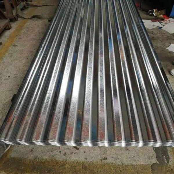 Galvanized Corrugated Carbon Steel Roof Sheet 18 Gauge Zero Mini Spangle DC01