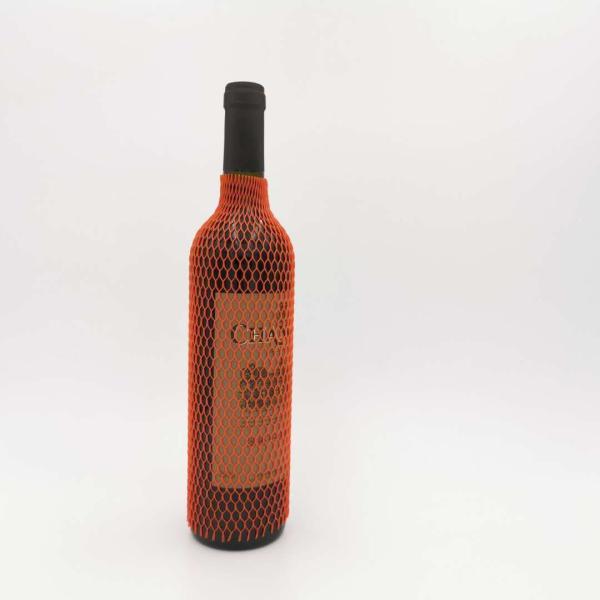 Plastic PE Wine Bottle Protective Sleeve Net Customized Length and Unlimited