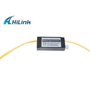 High Channel Isolation 1X2 Optical Switch Non Latching Control Type 3 Years