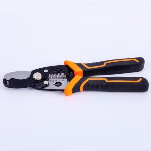 China 185mm Cable Quick Wire Strippers 7 In 1 Multifunction Cable Wire Cutting Pliers Stripping Winding Splitting Shear Hand Tools on sale
