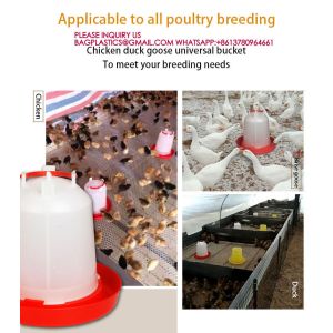 Chick Waterer For Poultry Duck Quail Hanging Poultry Plastic Containers For