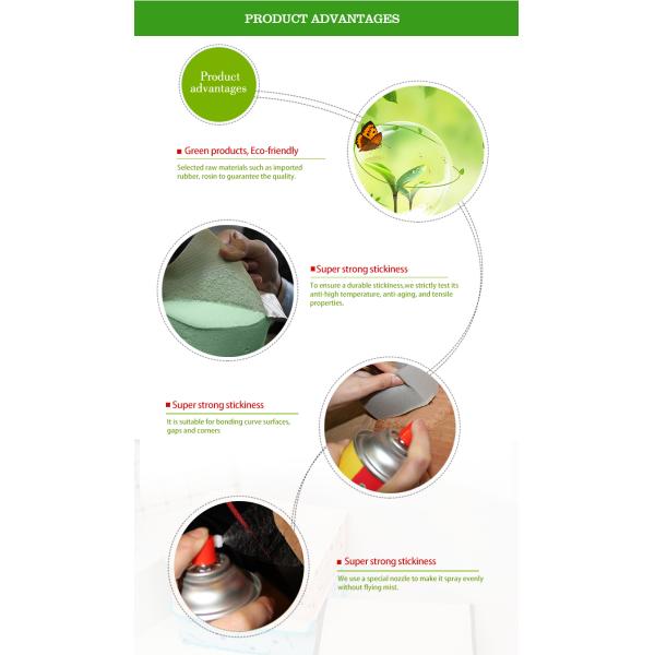 2021 Super Contact Adhesive Spray Waterproof Glue For Shoes Rubber Foam Fabric Carpet And Canvas