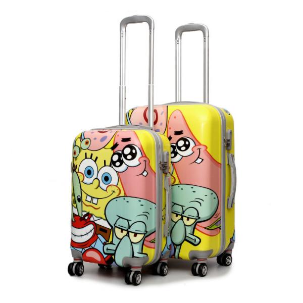 ABS PC light weight hardside carry-on spinner luggage set baigou bag cases