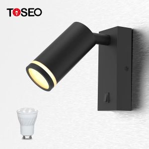 GU11 Modern Wall Lamp Adjustable Surface Mounted Led Linear Light