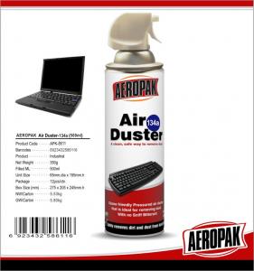 Cheap Non Toxic Industrial Cleaning Products , Computer / Keyboard Air Duster Can for sale