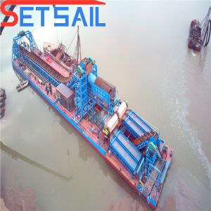 Chain Bucket River Diamond Mining Machinery with Migration Device 4kw X 3-10kw