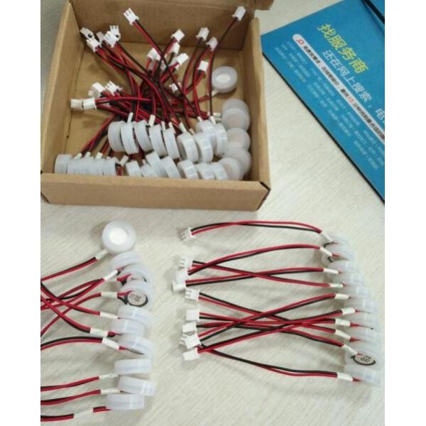 Ø16mm 1.7M Ultrasonic Atomizing Transducer , ultrasonic atomizing piezoelectric