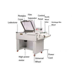 DUOQI FM5540 2 in 1 Shrinksealer Hand Wrapper for Sealing and Packing Retail