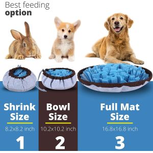 Dog Food Puzzle Feeder Enrichment Pet Foraging Mat For Smell Training