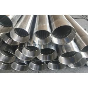 Threaded Wire Wrapped Screens Rust Resistant Electropolished Stainless Steel