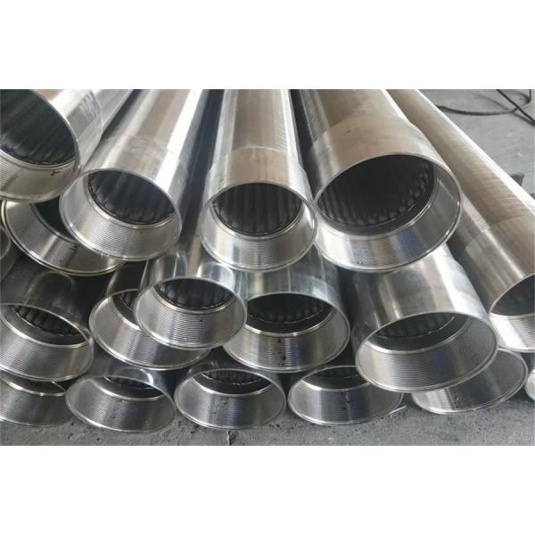 Threaded Wire Wrapped Screens Rust Resistant Electropolished Stainless Steel