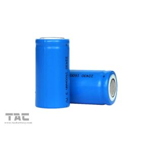 Rechargeable LiFePO4 Battery Cell IFR 12440 300mAh 3.2V High Power For