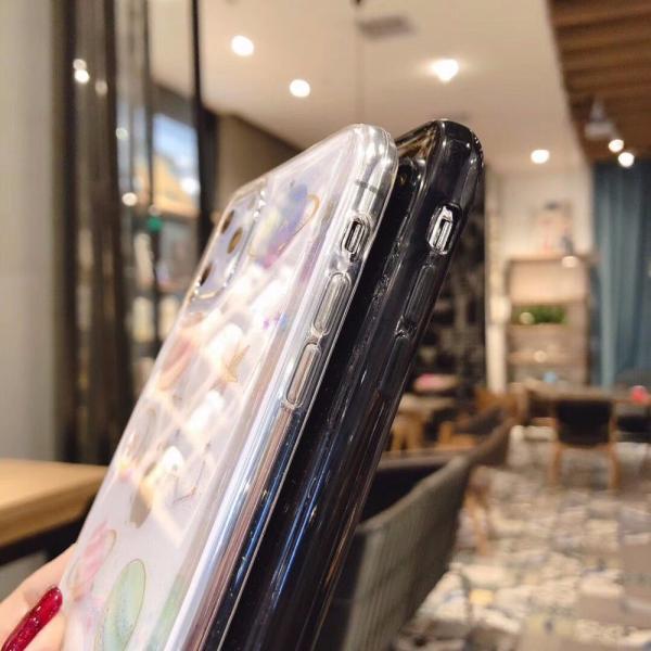 Shine Glitter Shockproof Phone Cases Gold Foil Moon Space For Iphone 11 Pro Max