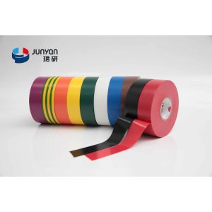Color Coding Easy Tear PVC Tape 0.13mm Flame Retardant PVC Tape For Electrical