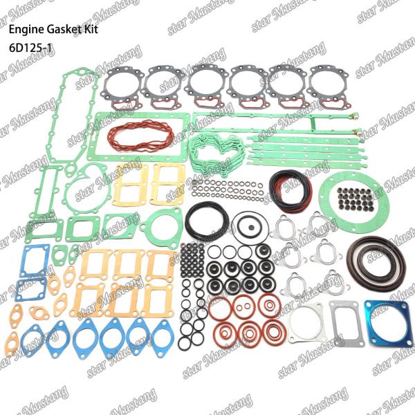 Quality Full Gasket Kit 6D125-1 Gasket Set For Komatsu Diesel Engine Repair Parts wholesale
