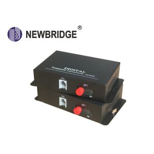 Multimode / Single Mode HD-SDI Repeater Support FXO/FXS 1 Channel Telephone