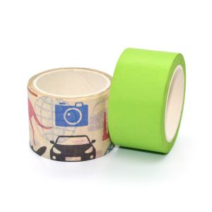Colorful Writable China Custom Design Waterproof Washi Paper Tape Box Set In