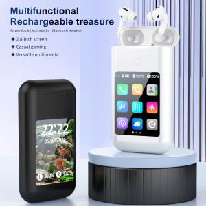 Cheap Large Battery In Ear Style Touch Screen Earphone with Multiple Functions and 2.8&quot; TFT Screen Display 8000mAH for sale