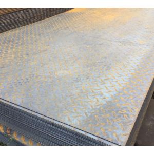 China MS Mild Alloy Carbon Steel Plate Sheet ASTM A36 A283 A387 S235jr Checkered on sale