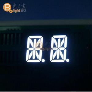 Cheap Easy assembly 14 Segment Alphanumeric Display 0.54 Inch Dual Digit Common Anode for sale