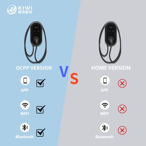 Type 2 22kW Three Phase AC Output Current EV Charger Wallbox with RFID App OCPP