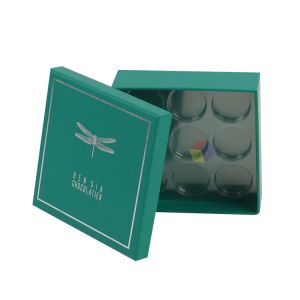 Small Square Custom Logo Luxury Paper Cardboard Chocolate Gift Box Packaging